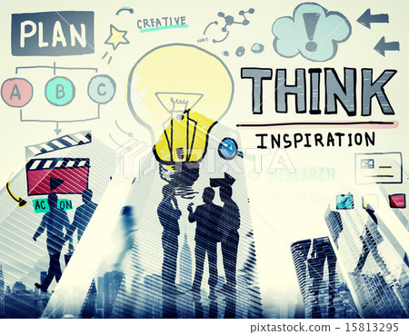 Think Inspiration Knowledge Solution Vision Innovation Concept 15813295