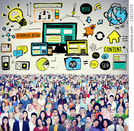 Responsive Design Responsive Quality Content Share Online Concep Responsive Design Responsive Quality Content Share Online Concep 15813375