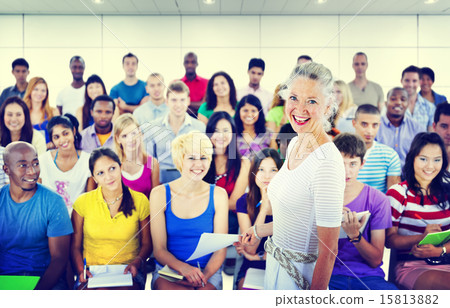 The Large Group of Student in The Lecture Hall The Large Group of Student in The Lecture Hall 15813882