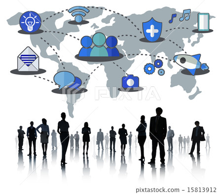 Social Network Sharing Global Communications Connection Concept Social Network Sharing Global Communications Connection Concept 15813912