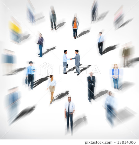 Diverse Ethnic Business Occupation Cheerful Variation Concept 15814300