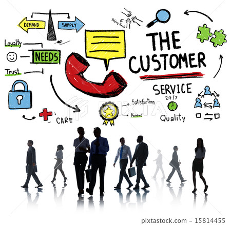 The Customer Service Target Market Support Assistance Concept The Customer Service Target Market Support Assistance Concept 15814455