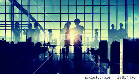 Business Professional Communication Office Cityscape Concept Business Professional Communication Office Cityscape Concept 15814476