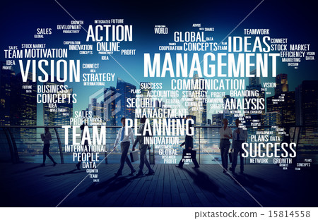 Global Management Training Vision World Map Concept Global Management Training Vision World Map Concept 15814558