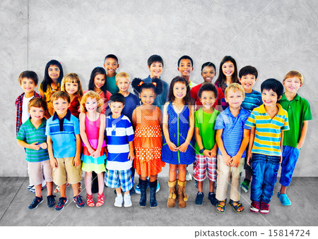 Kids Children Diversity Happiness Group Concept 15814724