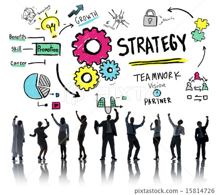 Strategy Solution Tactics Teamwork Growth Vision Concept 15814726