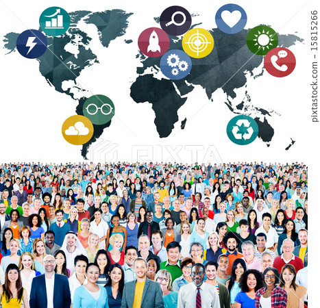 Global Communications Social Networking Connection Concept 15815266