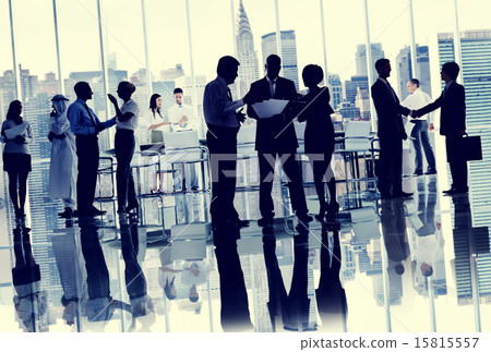 Business People Board Room Meeting Global Communication Concept 15815557