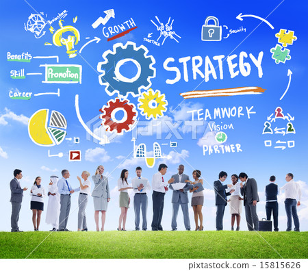 Strategy Solution Tactics Teamwork Growth Vision Concept Strategy Solution Tactics Teamwork Growth Vision Concept 15815626