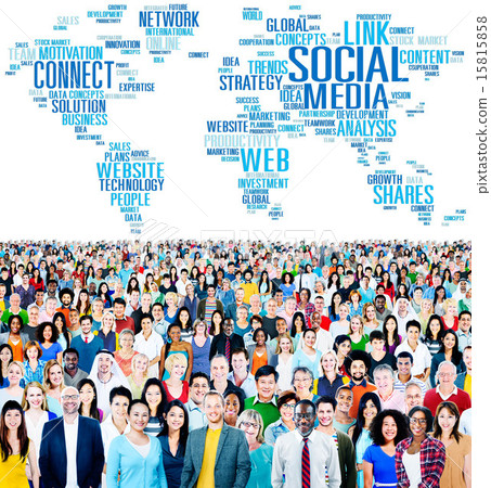 Social Media Internet Connection Global Communications Networkin 15815858