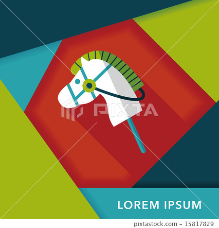 toy horse flat icon with long shadow,eps10 toy horse flat icon with long shadow,eps10 15817829