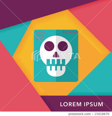 x-ray flat icon with long shadow,eps10 x-ray flat icon with long shadow,eps10 15818670