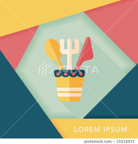 tableware flat icon with long shadow,eps10 tableware flat icon with long shadow,eps10 15818855