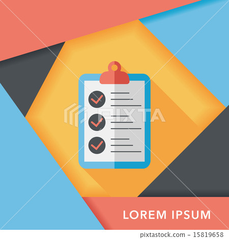 scoreboard flat icon with long shadow,eps10 15819658