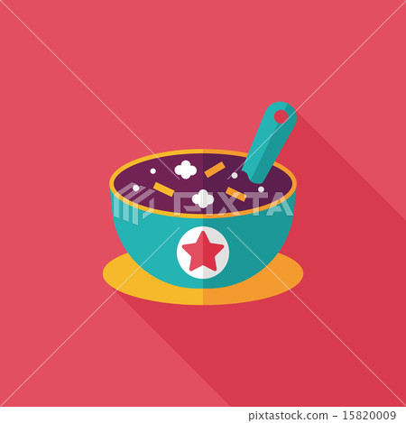 soup flat icon with long shadow,eps10 soup flat icon with long shadow,eps10 15820009
