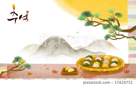 [PAI091] Korean Thanks giving day_background_015 15828752