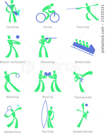 [SILL073] Sports Icon_003 15830181
