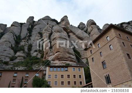 Spanish Montserrat Abbey 15830838