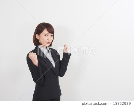 A woman who poses a gut 15852929