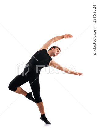 Dancer isolated on the white background 15853124