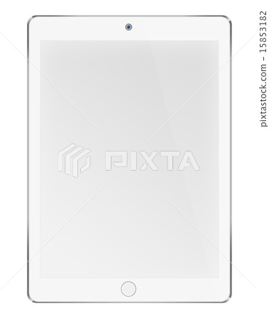 Realistic tablet computer with blank screen. 15853182