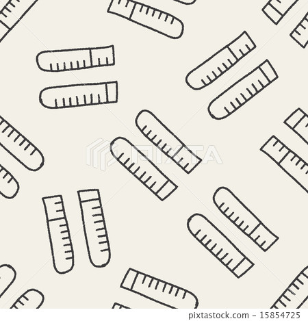 Doodle Test tube seamless pattern background Doodle Test tube seamless pattern background 15854725