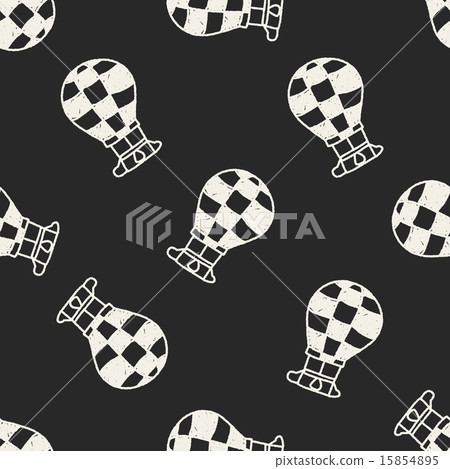 Doodle Hot Air Balloon seamless pattern background Doodle Hot Air Balloon seamless pattern background 15854895