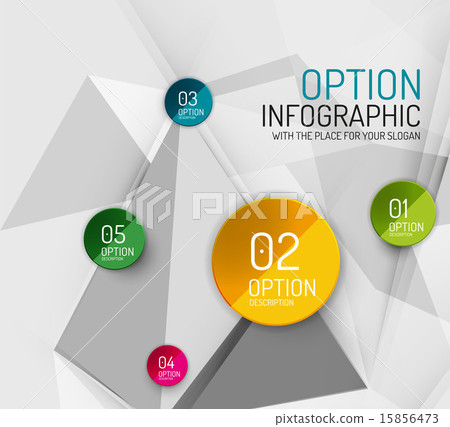 Vector fresh business abstract infographics template Vector fresh business abstract infographics template 15856473