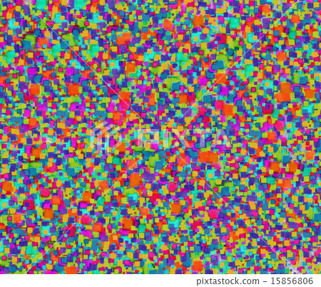 Colorful mosaic pattern - Stock Illustration [15856806] - PIXTA