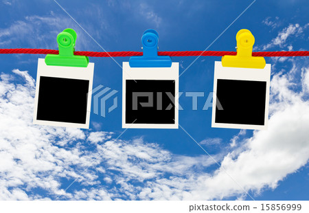 Blank photo frames Hanging 15856999