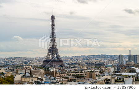 View of the Eiffel Tower from the Arc de Triomphe View of the Eiffel Tower from the Arc de Triomphe 15857906