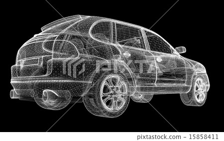 Car 3D model 15858411