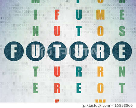 Timeline concept: word Future in solving Crossword Puzzle Timeline concept: word Future in solving Crossword Puzzle 15858866