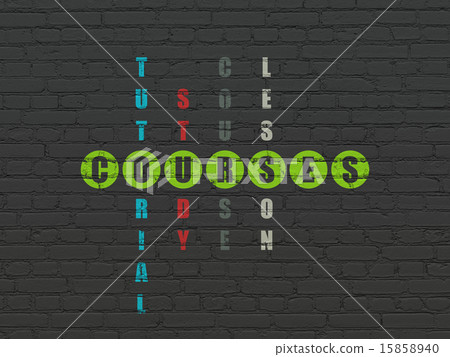 Learning concept: word Courses in solving Crossword Puzzle 15858940