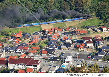 Tsuwano和SL和Yamaguchi的街道 15858983