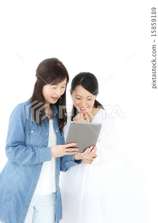 Tablet · parent and child 15859189