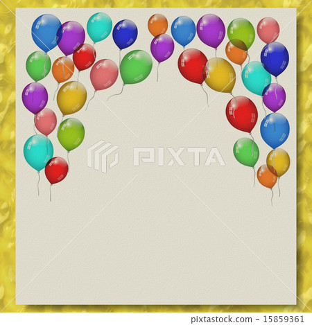 Party balloons writing paper marble texture 15859361