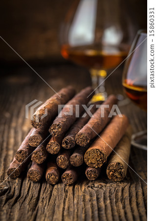 quality cigars and cognac 15860331