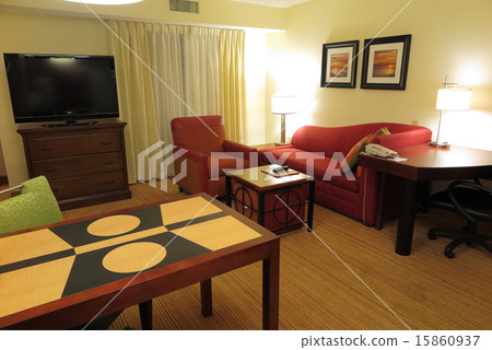 Semi-suite room in an American hotel Semi-suite room in an American hotel 15860937