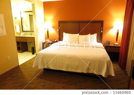 Semi-suite room in an American hotel 15860960