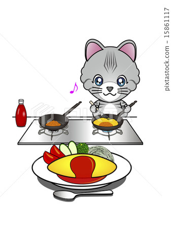 製作煎蛋捲米的貓 15861117