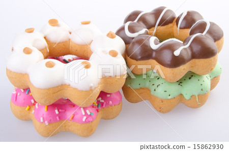 Donut, Colorful Donuts on background Donut, Colorful Donuts on background 15862930