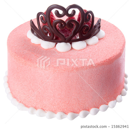 cake, Ice-cream cake on background 15862941