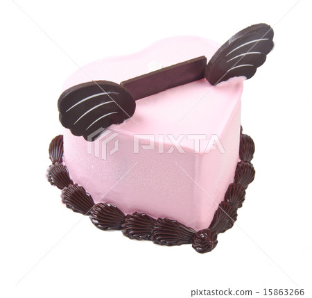 cake, Ice-cream cake on background 15863266