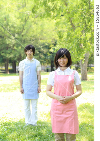 幫手，保姆，護理老師，清潔人員，護理員圖像 15864663