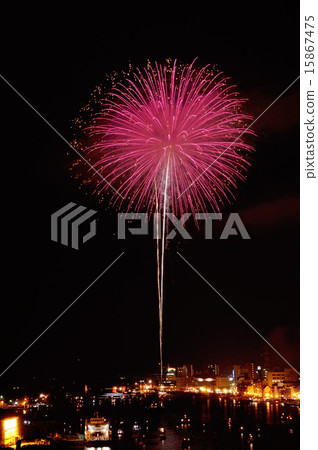 Fireworks in Onomichi, Hiroshima Prefecture 15867475