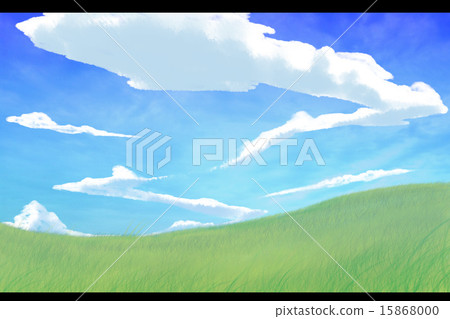 與黏土和雲彩的黑框架 與黏土和雲彩的黑框架 15868000