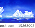 海洋和雲彩 15868002
