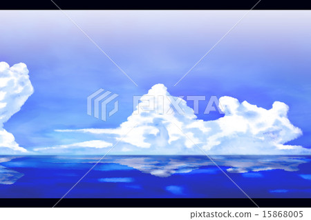 白色穿的形成·與天空和雲彩的黑天空 15868005