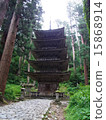 Haguroyama five-storied pagoda 15868914
